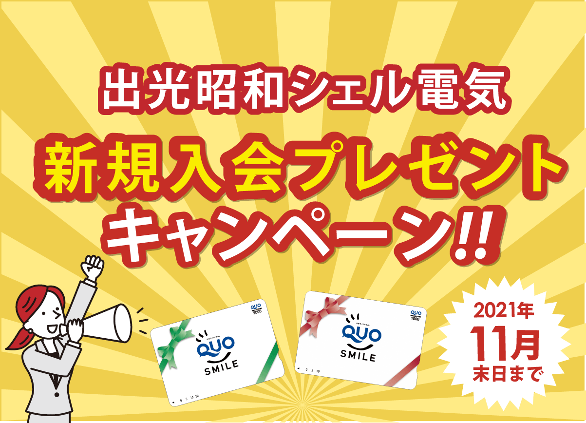 電気キャンペーン