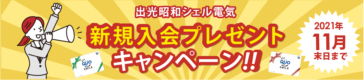 電気キャンペーン